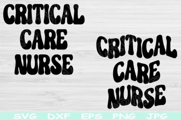 Critical Care Nurse SVG: Real Embroidery Test