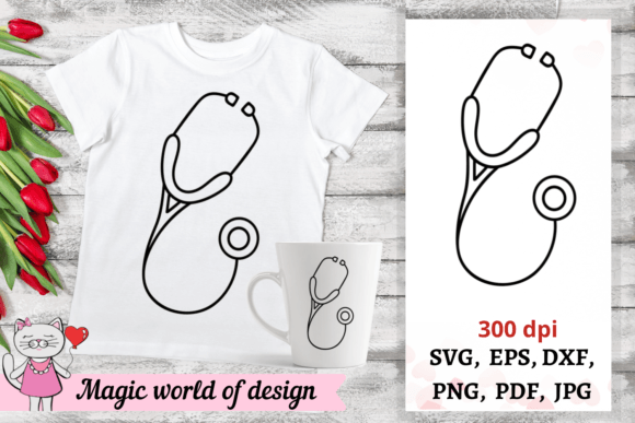 Doctor Nurse SVG Stethoscope Clipart: Real Embroidery Review