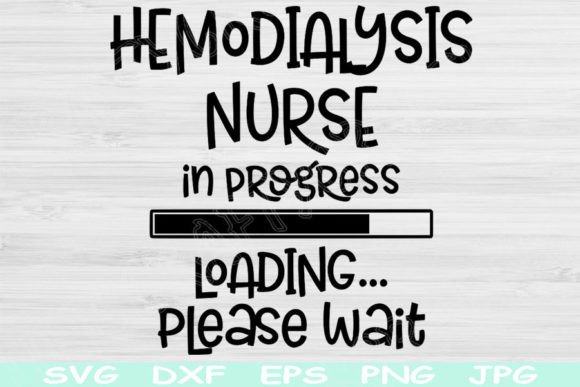 Hemodialysis Nurse SVG in Progress PNG