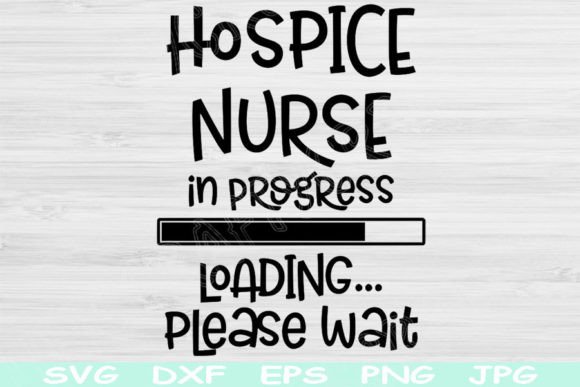 Hospice Nurse SVG: In Progress Loading