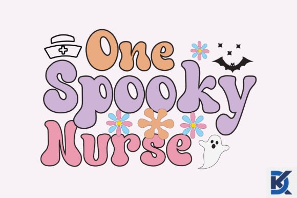 One Spooky Nurse SVG, Retro Halloween Design Review