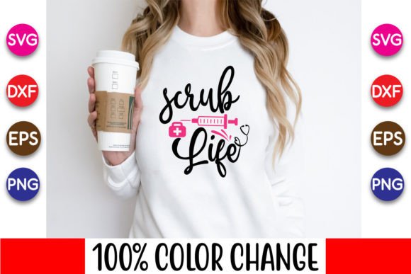 Scrub Life SVG: A Nurse’s Heart in Stitch